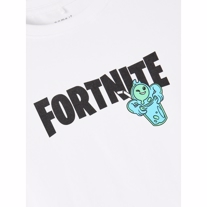 NAME IT Fortnite Tee Jabira Bright White